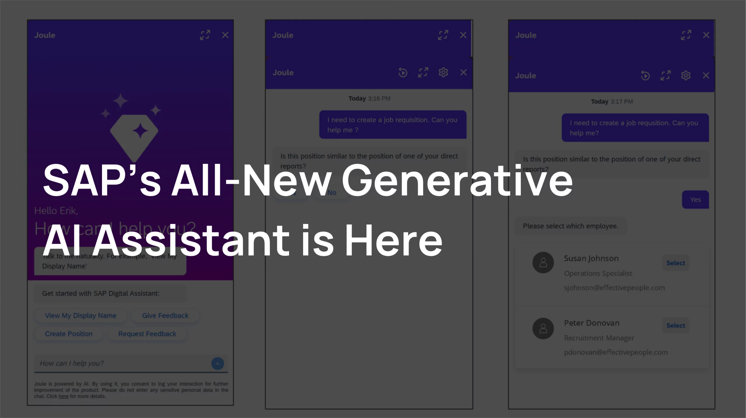 Joule is designed to generate responses based on real-world situations. The German multinational software giant is putting in the effort to make sure Joule is not just productive but also ethical and responsible. They're gearing up for a future where generative AI plays a central role in personal and professional settings. 
