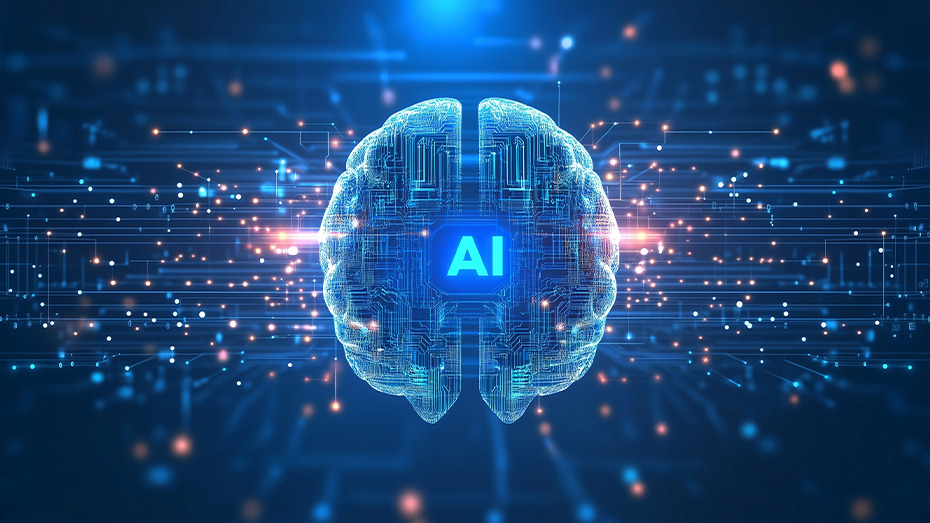الدماغ الرقمي والذكاء الاصطناعي. صورة الغلاف لـ: توقعات الذكاء الاصطناعي لعام 2025: الاتجاهات الناشئة والتقنيات المتقدمة وتحولات الصناعة