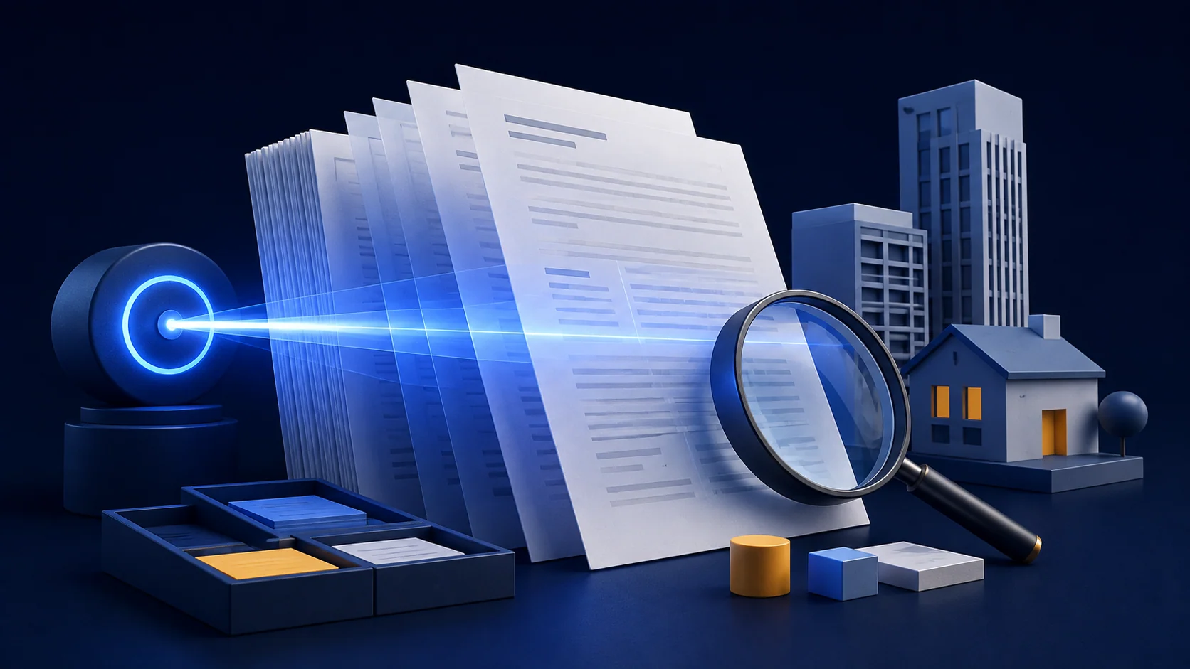 AI-assisted review of real estate documents