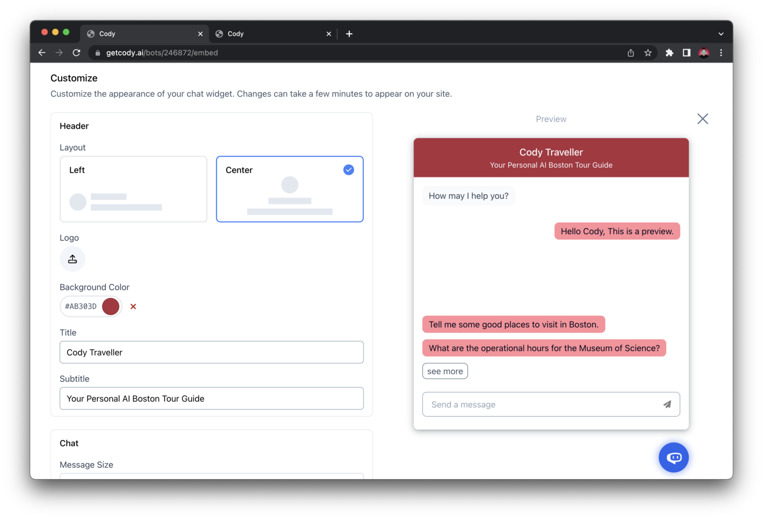How to Build an AI Website Chatbot Widgets