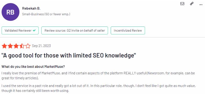 MarketMuse provides a set of AI tools for managing SEO strategy and content intelligence.