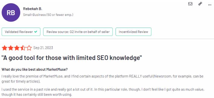 MarketMuse bietet eine Reihe von KI-Tools für die Verwaltung von SEO-Strategie und Content Intelligence.